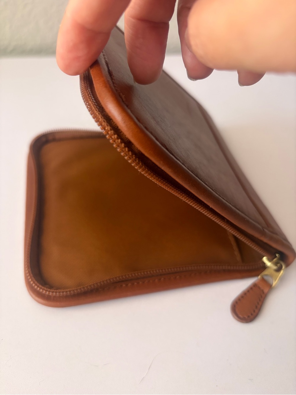 Coach vintage CD disc Leather Zip Organizer - Picture 7 of 8